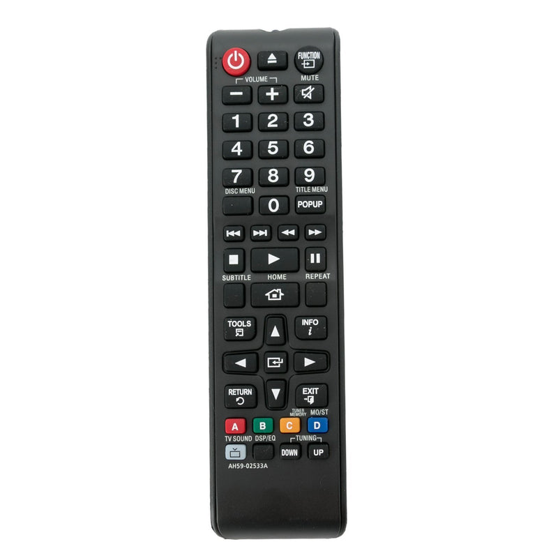 AH59-02533A Replaced Remote fit for Samsung HT-H5500W HT-H5500W/ZA HT-H4500 HT-J5500 HT-J5500W HT-J4500 HT-JM41 HT-J4100 HT-HM55 HT-HM55/ZA HT-J4200 HT-J4550 HT-J4530 HT-J5550W Blu-Ray Disc Player