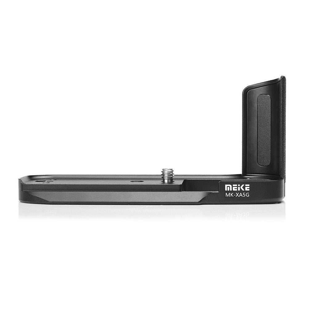 MEIKE MK-XA5G Quick Release L Plate Hand Grip Bracket with Metal Base for Fujifilm X-A5 X-A3 by Zenith Digital Bay