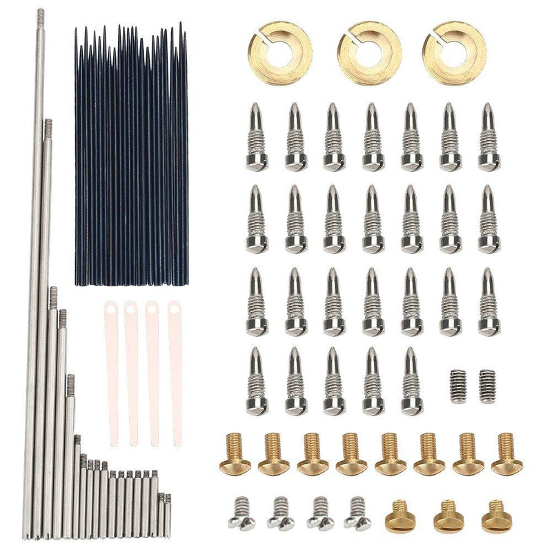 Saxophone Repair Kits, Alto Sax Repair Maintenance Kit, with Rollers, Needle Springs, Rat-tail Screws, Reeds, Reed Screws, Adjusting Screws, Nuts, Round Head Screws