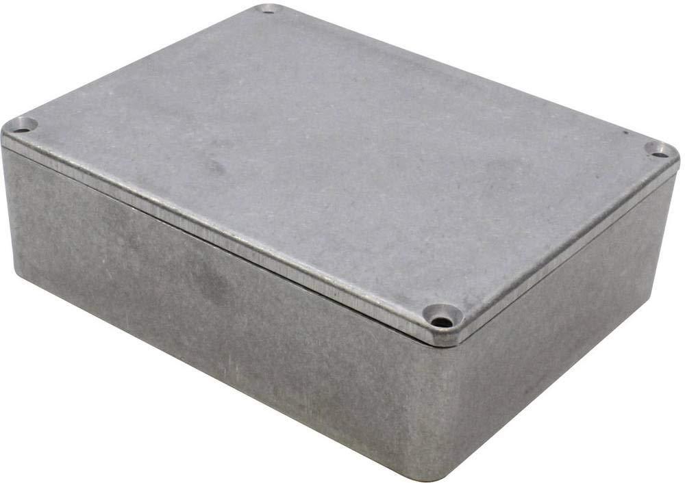 [AUSTRALIA] - Chassis Box - Hammond, Unpainted Aluminum, 4.7" x 3.7" x 1.5" 