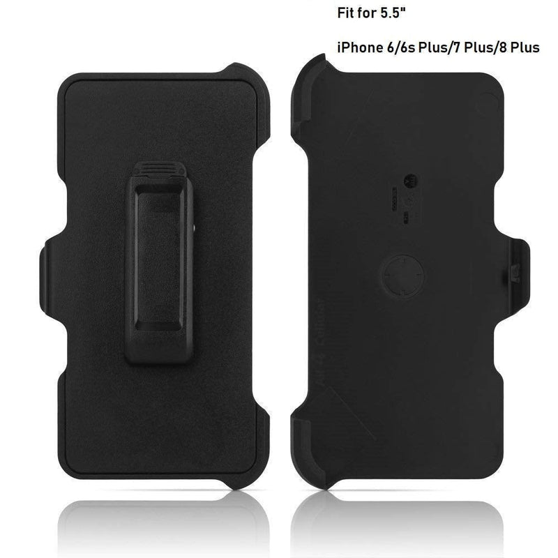 2 Pack Replacement Holster Belt Clip for Apple iPhone 6 Plus/6S Plus/7 Plus/8 Plus Otterbox Defender Case(Only 5.5")