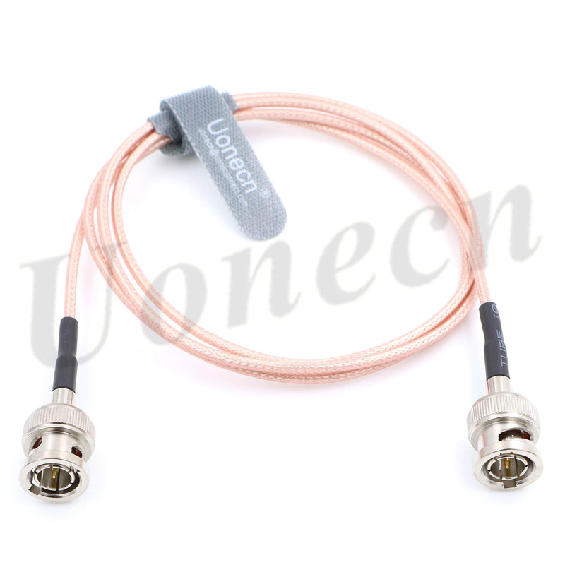 Uonecn MegaFlex HD-SDI Cable RG179 BNC Male to BNC 75ohm for Blackmagic HyperDeck Shuttle and BMCC BMPC Hyperdeck Cameras 1M