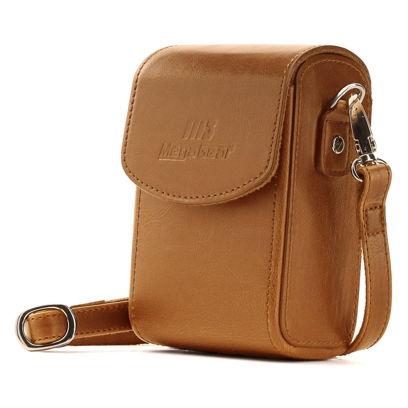 MegaGear Sony Cyber Shot RX100 VI Universal Camera Case, Light Brown (MG1498)