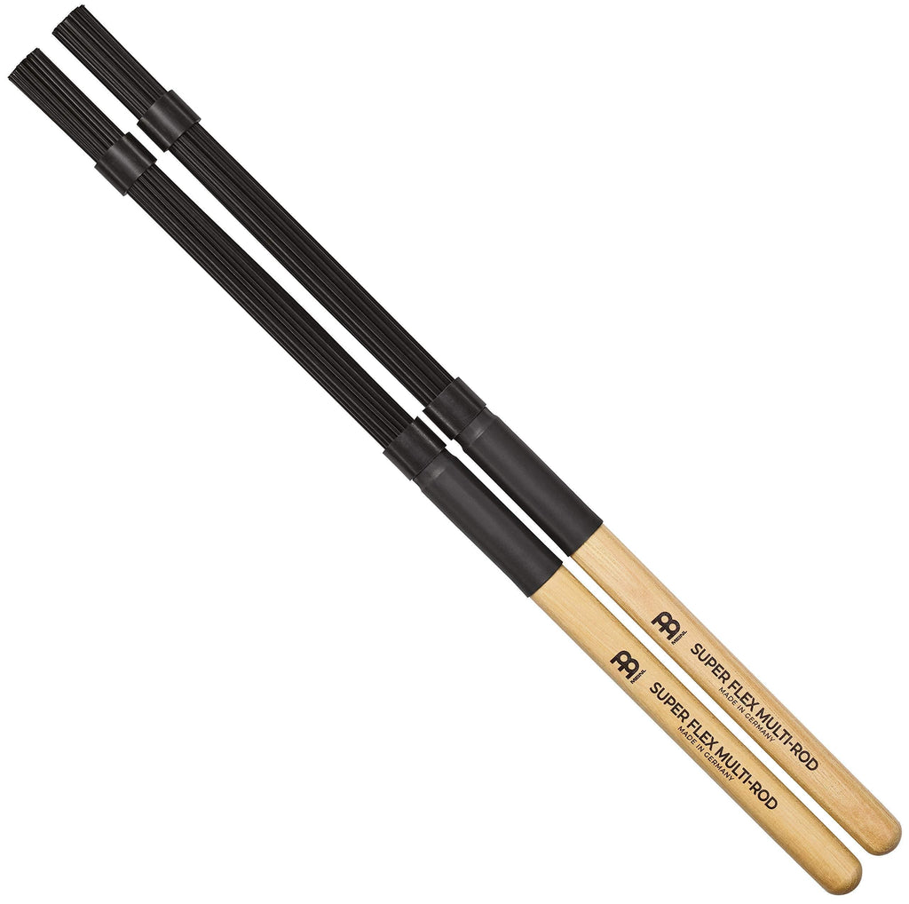 Meinl Stick & Brush Super Flex Multi-Rod Bundle with Nylon Dowels and Wooden Handle - Standard Size (SB206)