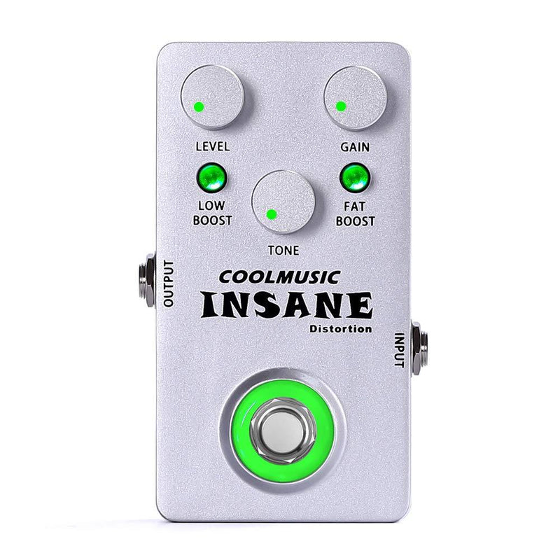 [AUSTRALIA] - COOLMUSIC C-DI01 Insane Distortion Guitar Bass Distortion Pedal 