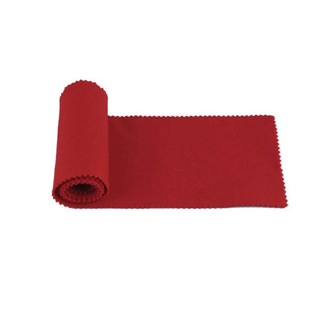 NUZAMAS Piano Keyboard Cover Dust Cover Soft Cloth for Piano Electronic Keyboard, Digital Piano Cleaning Care 11914cm, Red