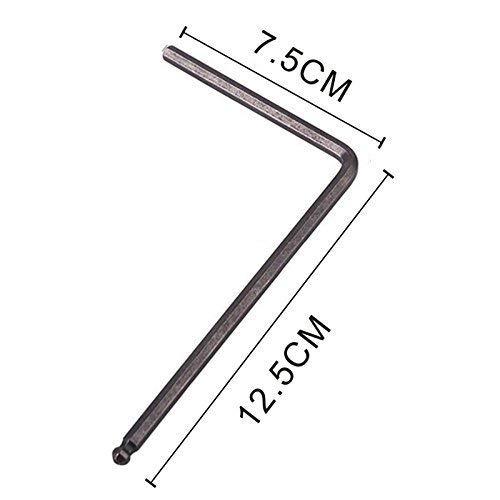 MusicOne 5mm Ball End Allen Wrench Guitar Truss Rod Adjustment Tool For Martin Acoustic Guitar