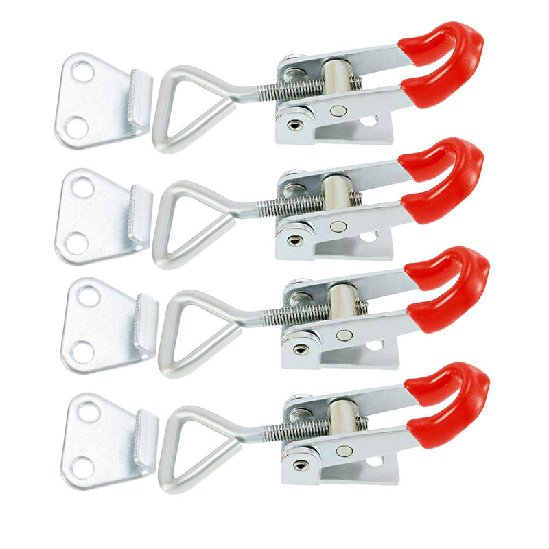 [AUSTRALIA] - uxcell 4pcs Pull Latch, Metal Adjustable Door Cabinet Box Case Toggle Latch Hasps - 220 Lbs Capacity 