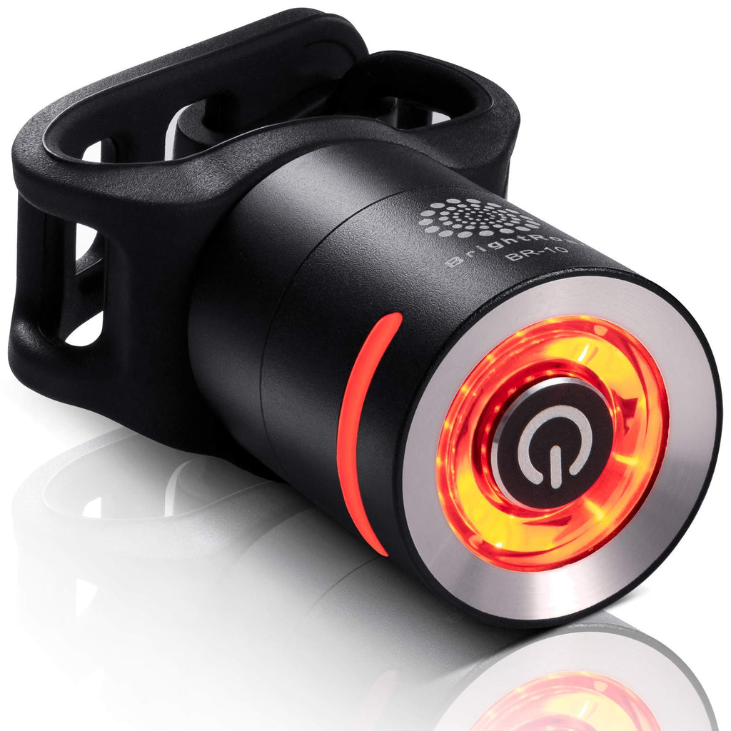 BrightRoad - USB Rechargeable Bike Tail Light, Super Bright Bicycle Led Rear Flashlight for Maximum Visibility, Impressive & Luxurious Design, IPX5 Waterproof, Red Back Light for Safety Cycling