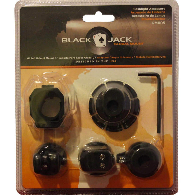 BlackJack Global Mount Firefighter Helmet Flashlight Holder (GM005) GM005