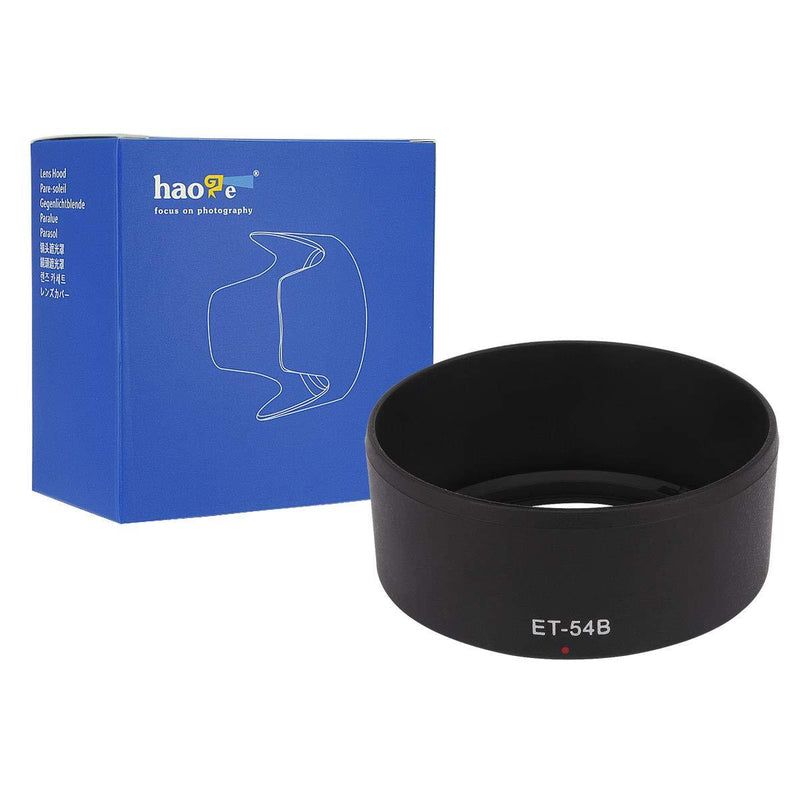 Haoge Bayonet Lens Hood Compatible with Canon EOS M EF-M 55-200mm f/4.5-6.3 is STM Lens Replaces Canon ET-54B