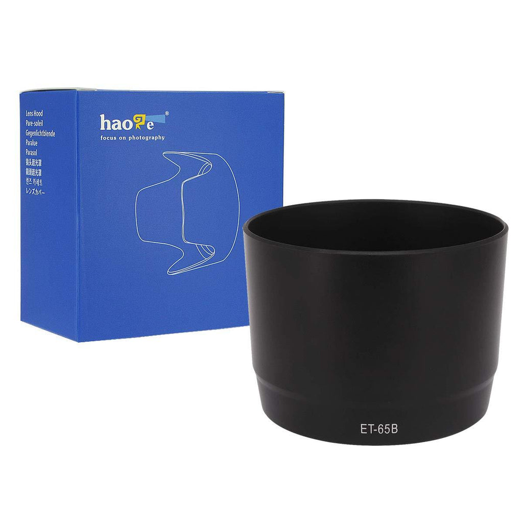 Haoge Bayonet Lens Hood Compatible with Canon EF 70-300mm f/4.5-5.6 DO is USM and Canon EF 70-300mm f/4-5.6 is USM Lens Replaces Canon ET-65B