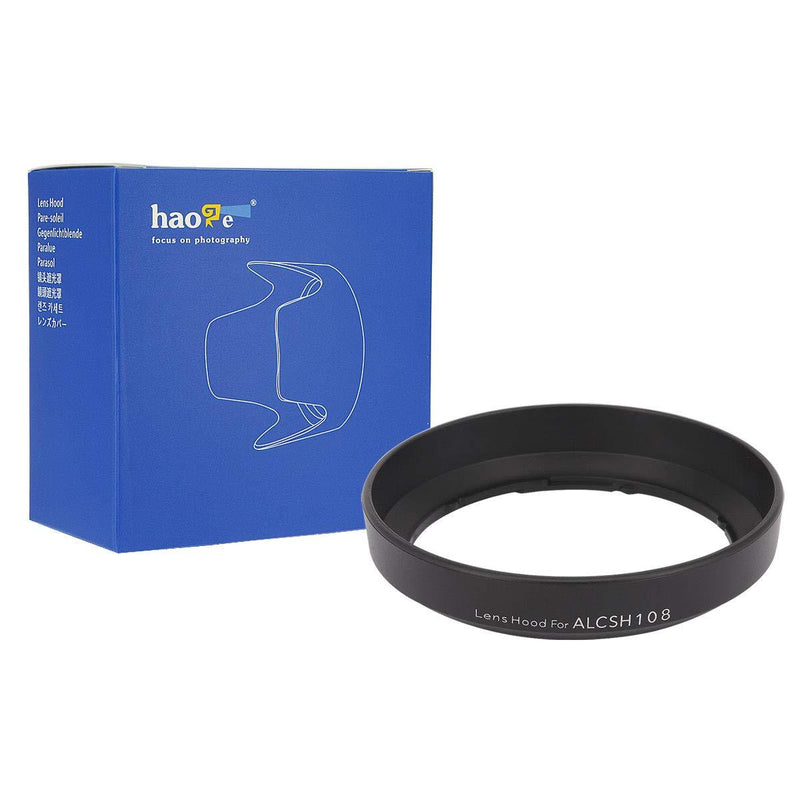 Haoge Bayonet Lens Hood Compatible with Sony a DT 18-55mm f/3.5-5.6 SAM SAL-1855 and Sony a DT 18-70mm f/3.5-5.6 SAL-1870 Lens Replaces Sony ALC-SH108