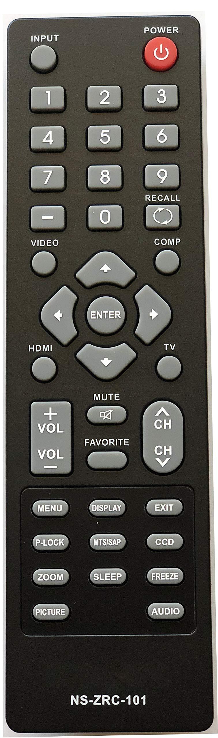 Smartby NS-ZRC-101 Remote Compatible with Insignia ZRC-101 Remote Control for NS-LCD37HD-09 NS-LCD42HD-09 NS-LCD47HD-09 and More