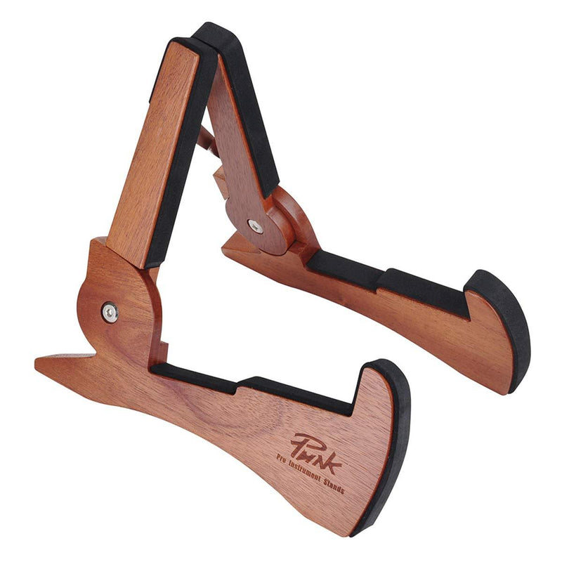 Wooden Guitar Stand Instrument Stand Portable Collapsible Guitar Holder for Acoustic Classical Guitar