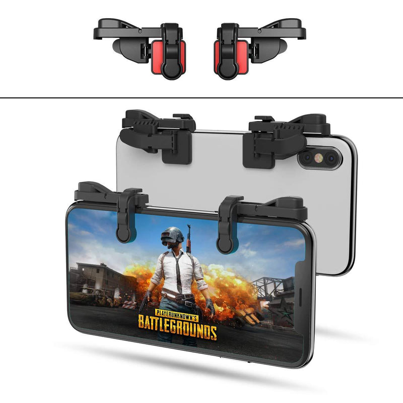【1 Pair】 IFYOO Z108 Mobile Gaming Controller Compatible with PUBG Mobile/Fortnitee Mobile/Call of Duty Mobile, Sensitive Shoot and Aim Trigger L1R1 Compatible with Android & iPhone 1 Pair