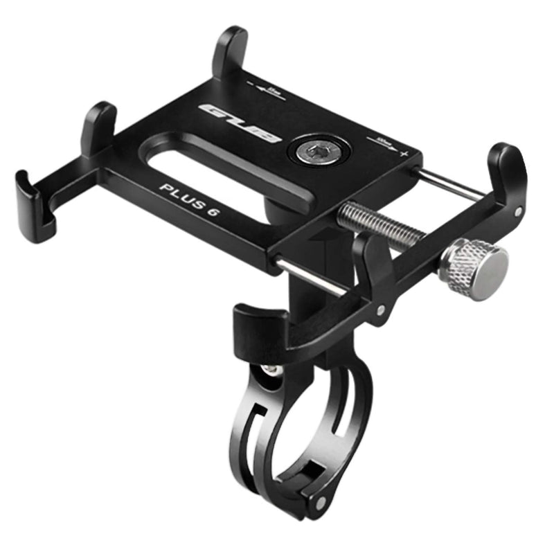 GUB Bicycle & Motorcycle Phone Mount, Aluminum Bike Phone Holder Mount with 360° Rotation for iPhone 11 12 13 Pro Max Mini X XR Xs Plus, Samsung S21 S20 S10 Note20/10 4-7 Inch - Upgraded black