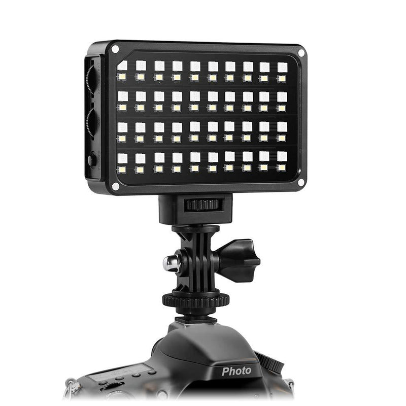 LED Camera Light,GVM RGB 7s Dimmable Ultra LED Light on Panel Digital Camera/SLR Camera /Camcorder Video Light with Built-in Battery,Charger,High Brightness,Multi-color and White Magnet Filters