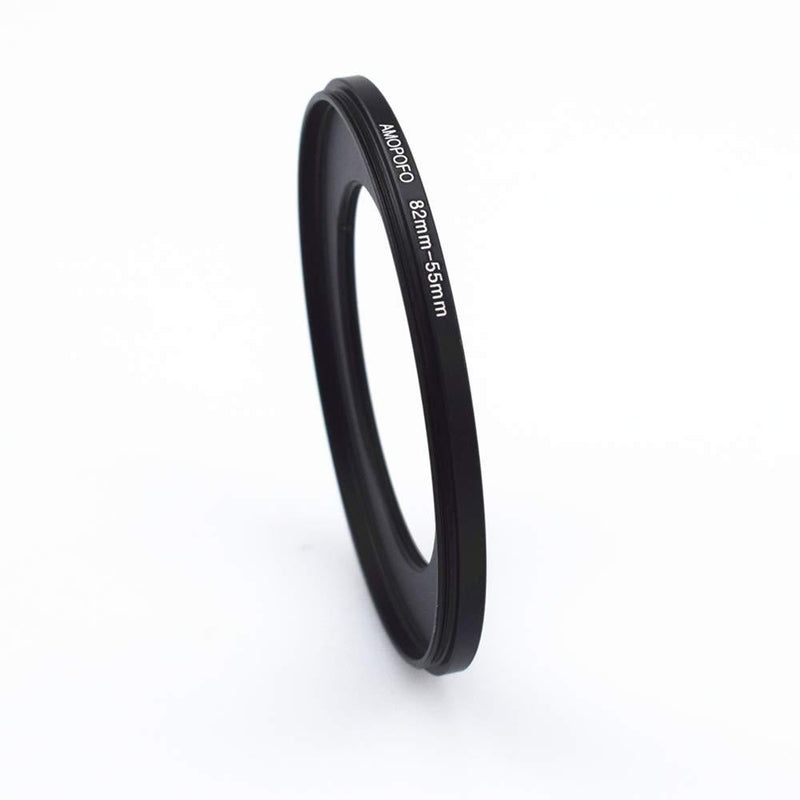 82mm to 55mm Step-Down Metal Lens Filter Adapter Ring/82mm Lens to 55mm UV CPL ND Accessory