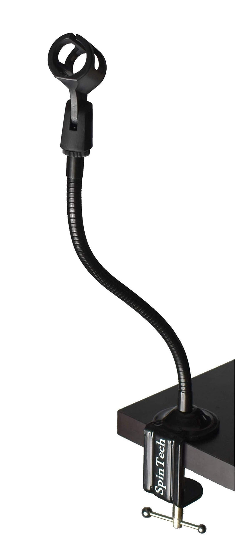 [AUSTRALIA] - SpinTech Flexible Gooseneck Microphone Stand with Desk Clamp for Radio Broadcasting Studio, Live Broadcast Equipment, TV Stations (13, Clamp) 13 