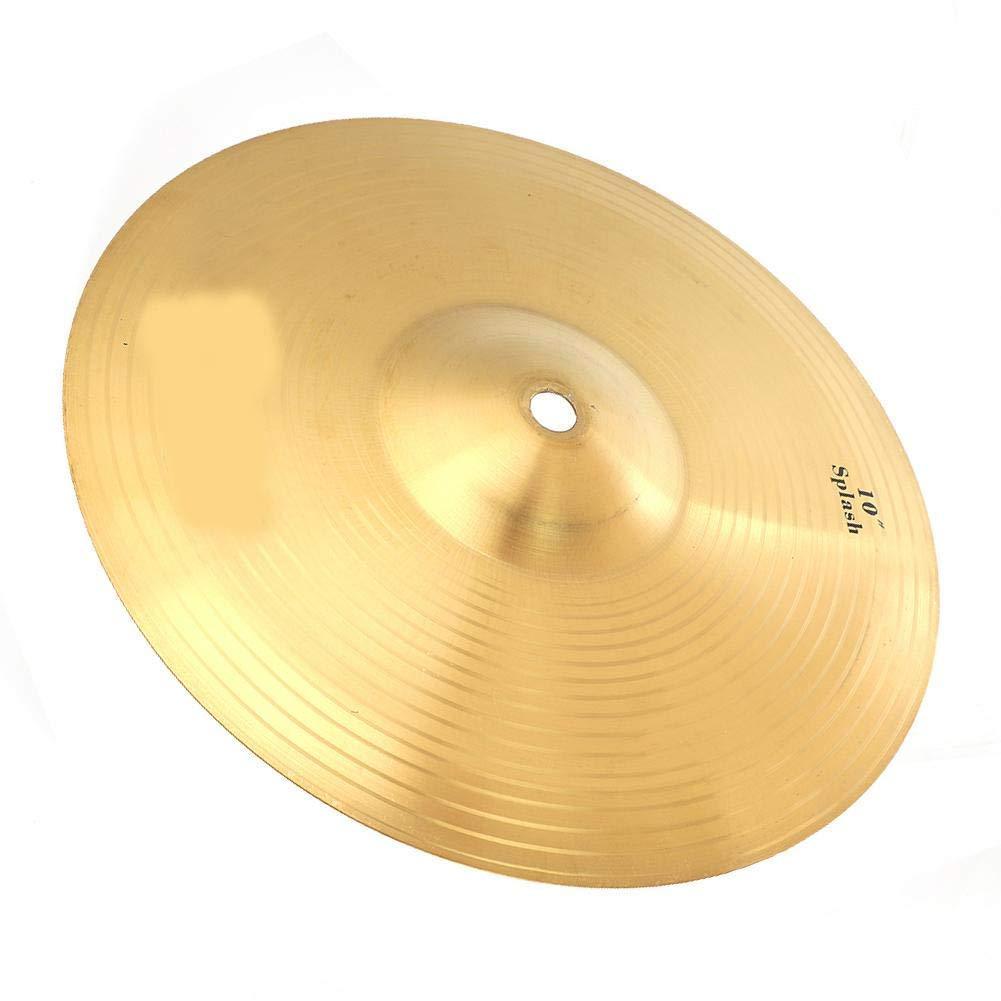 Drum Cymbal, Durable Brass 10inch Splash Cymbal Musical Instrument for Drum Set