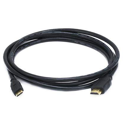 Mini HDMI Cable for Canon EOS 5D Mark II, EOS 7D, EOS 50D, EOS Rebel T1i & VIXIA: HF S10, HF S100, HF S11, HF100, HF11, HF20, HF21, HF200, HG10, HG20 Branded Master Cables