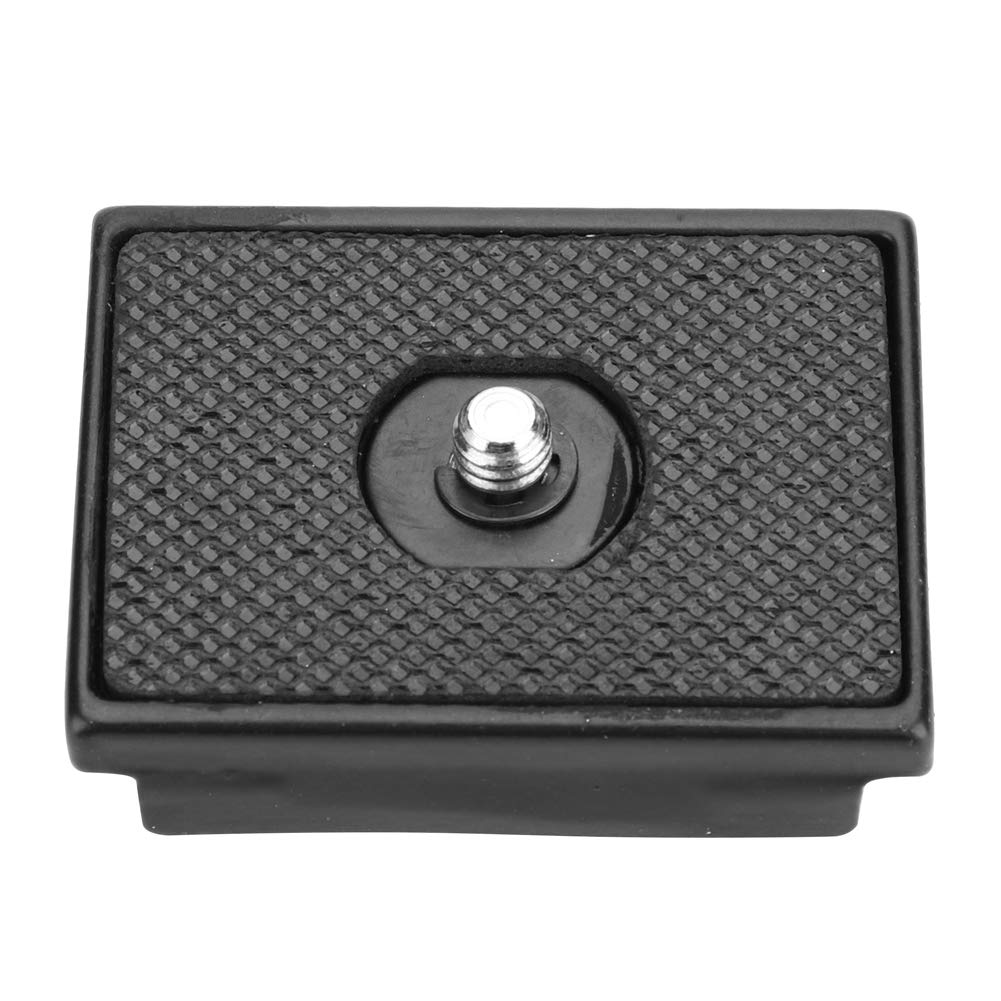 Acouto Quick Release Plate for Camera Tr with 1/4'' Screw Mount Fit for Manfrotto 3157N 3030 3130 3160 3262QR Aluminum Alloy + Rubber