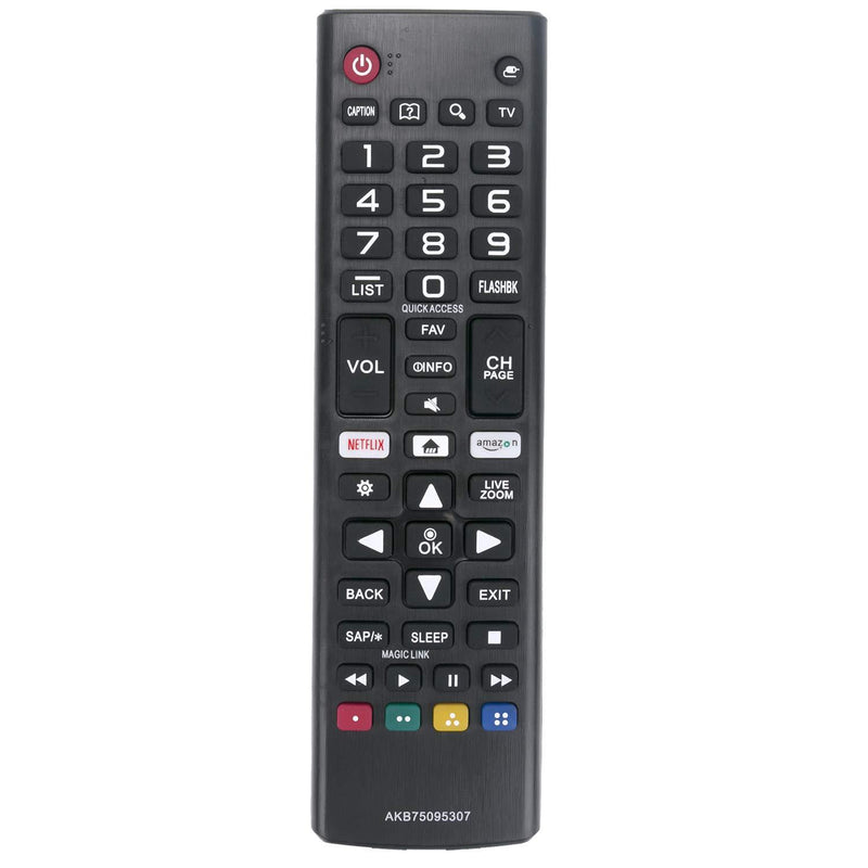 New AKB75095307 Replace Remote fit for LG 43UJ6300 49UJ6300 65UJ6300 55UJ6300 55UJ6540 43LJ5500 43LJ550M 49LJ5500 49LJ550M 49UJ6500 55LJ5500 55LJ550M 55UJ600 OLED65B7A OLED55C7P OLED65C7P OLED55E7P