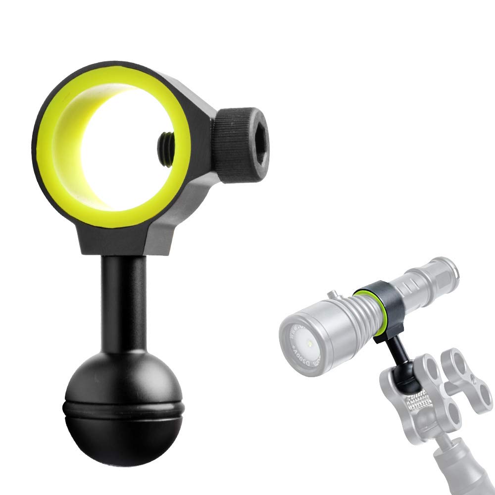 ORCATORCH ZJ18 New Universal Ball Joint Bracket Diving Torch Photography Video Lights Arm Buoyancy Fill Light Lamp Holder