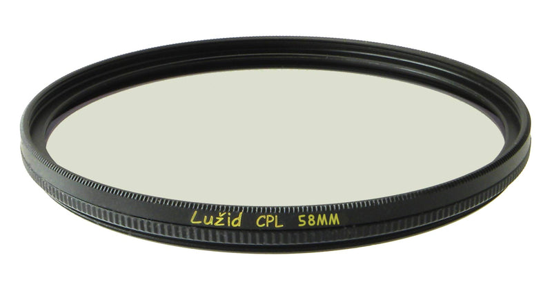 LUŽID 58mm CPL MC Filter Schott B270 Glass Brass Frame Multi-Coated Luzid 58 Circular Polarizer