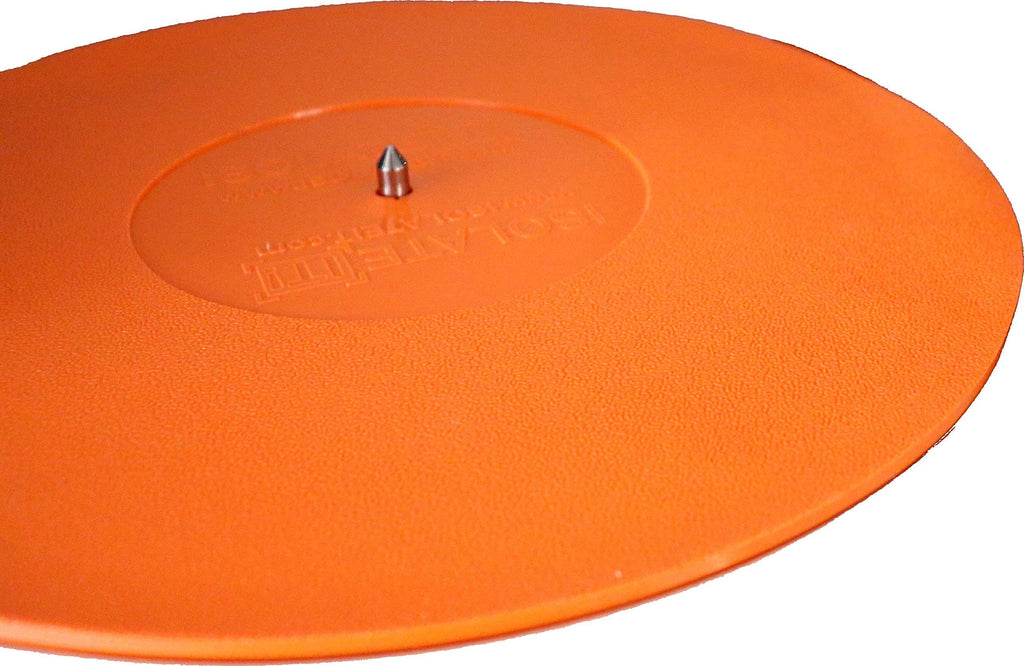 Isolate IT 3 mm Orange Sorbothane Turntable Mat for DJs and Audio Professionals 3mm