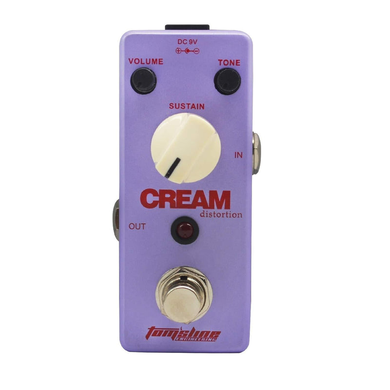 [AUSTRALIA] - Tom'sline Distortion Effect Pedal FIRE CREAM Rich and Creamy Fuzz Tone Based on the 1st Version of EH Big Muff Guitar Pedal (AFM-5D) Cream Distortion 