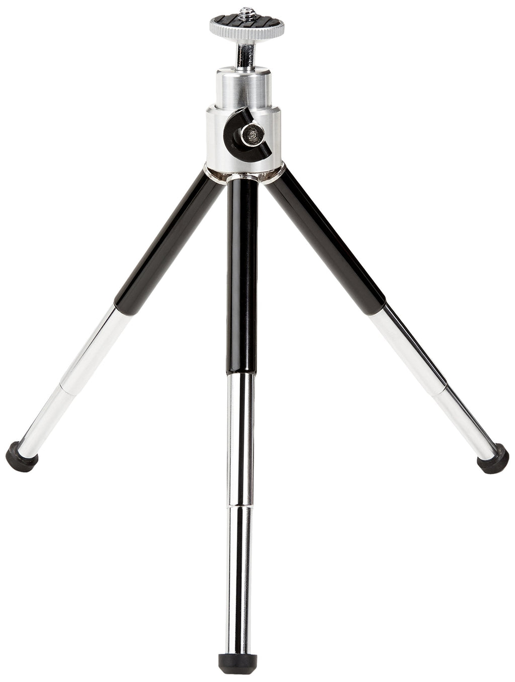 Amazon Basics Lightweight Adjustable Mini Tripod Stand - Pack of 4, 5 - 7.5 Inches, Black 4-Pack