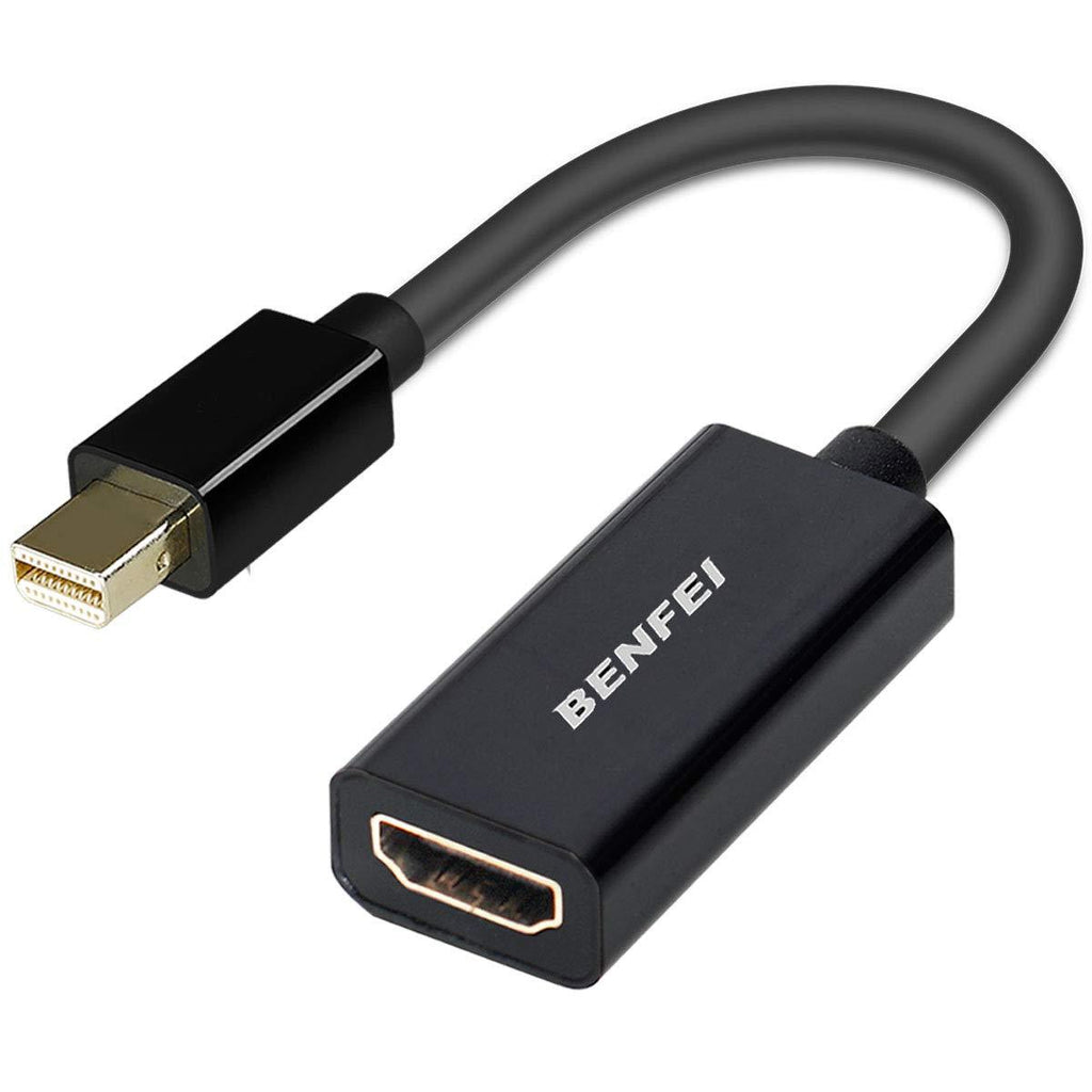 Mini DisplayPort to HDMI, Benfei Mini DP(Thunderbolt) to HDMI Converter Gold-Plated Cord Compatible for MacBook Pro, MacBook Air, Mac Mini, Microsoft Surface Pro 3/4, etc