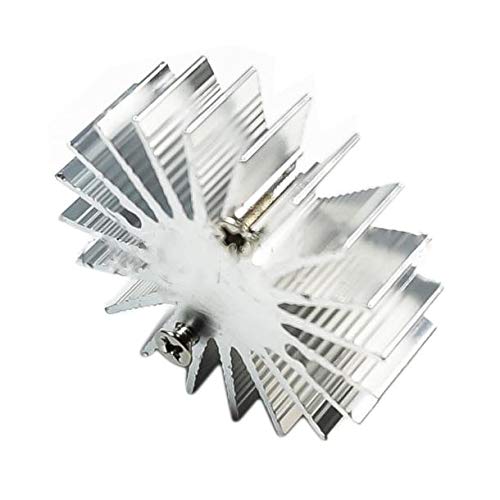 10pcs OD 35mm x H 10mm1W Watt LED Aluminium Heatsink Cooling Cooler Round