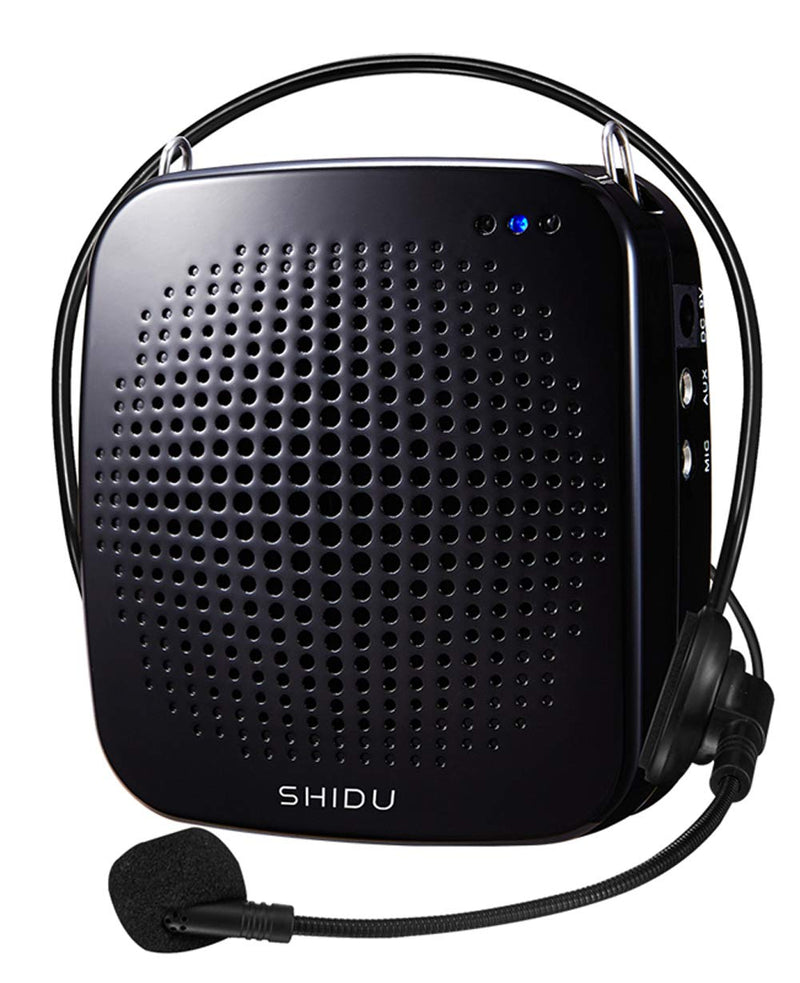 SHIDU Voice Amplifier Wired Headset Microphone and Speaker,Waistband, 15W Rechargwable PA System Supports MP3 Format Audio for Teachers,Singing,Coaches,Training,Presentation,Tour Guide,Fitness (S511)