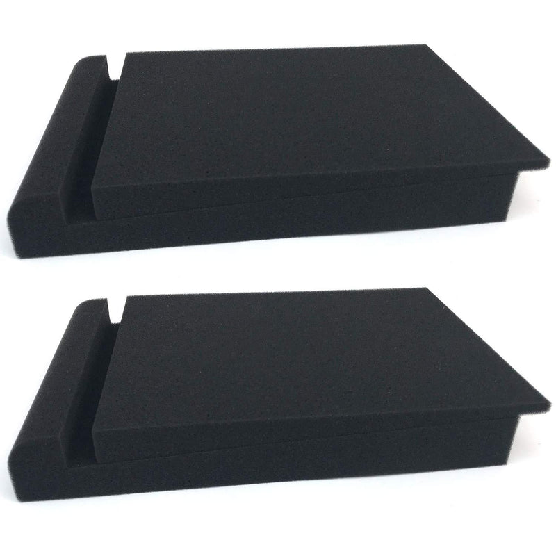 [AUSTRALIA] - 2 Pack Acoustic Isolation Pads, Studio Monitor Speaker Isolation Foam Pads, Pair of Two High Density Studio Monitor Isolation Pads Pair For 5 Inch Monitors 