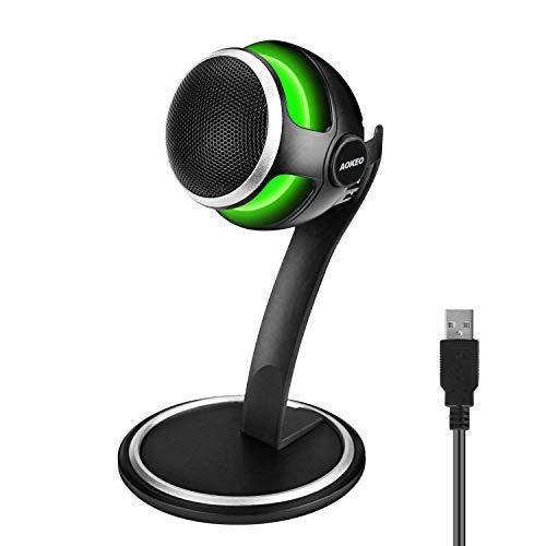 [AUSTRALIA] - USB Computer Microphone,Aokeo Storm Professional Studio Condenser Games Microphone for Chatting/Skype/YouTube/Recording/Gaming/Podcasting for iMac PC Laptop MacBook Playstation … 