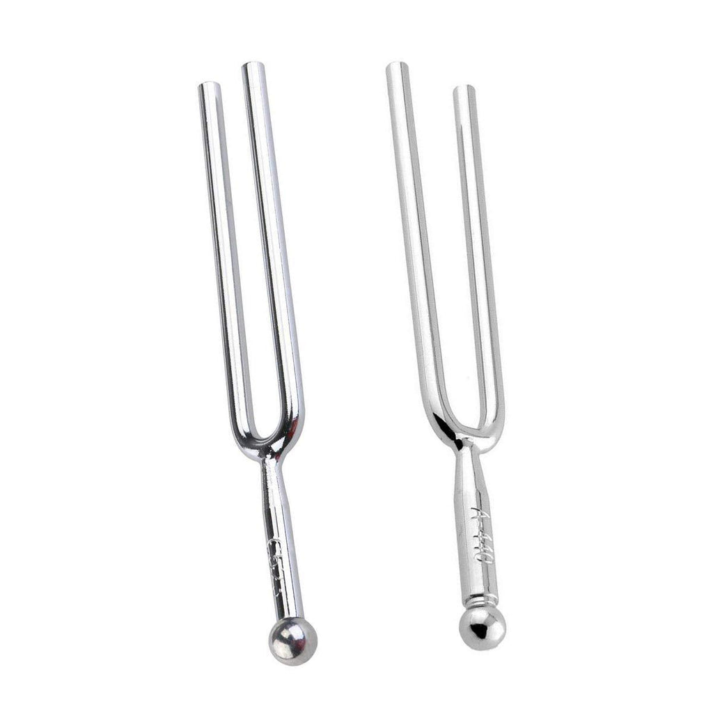 Timiy A 440Hz + C 523Hz Instrument Tuner Metal Tuning Fork V4