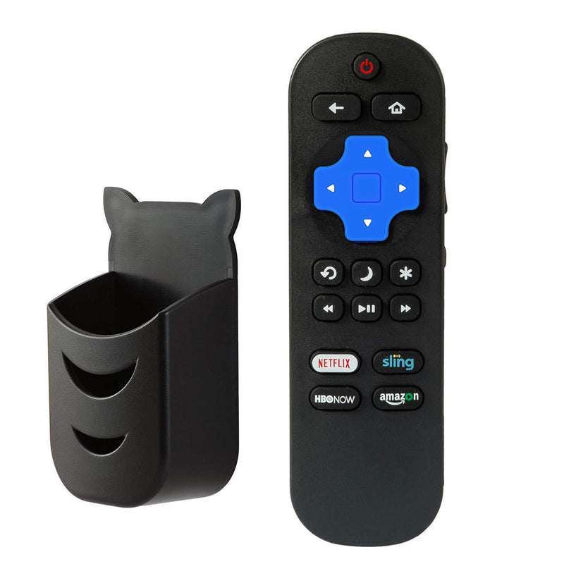 Bedycoon Remote Control Compatible with LC-RCRUS-17 Sharp roku TV LC-32LB481 LC-32LB481C LC-32LB481U LC-43LB481 LC-43LB481C LC-43LB481U LC-50LB481 LC-50LB481U with Remote Holder