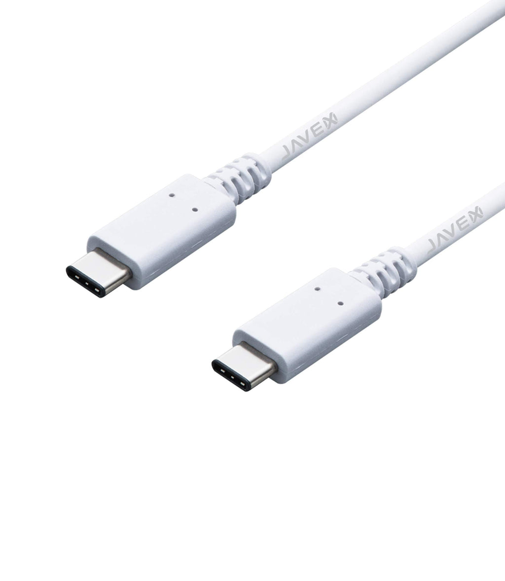 JAVEX [USB-IF Certified, E-Mark IC] USB Type-C to C Cable, 6 FT[1.8M], White