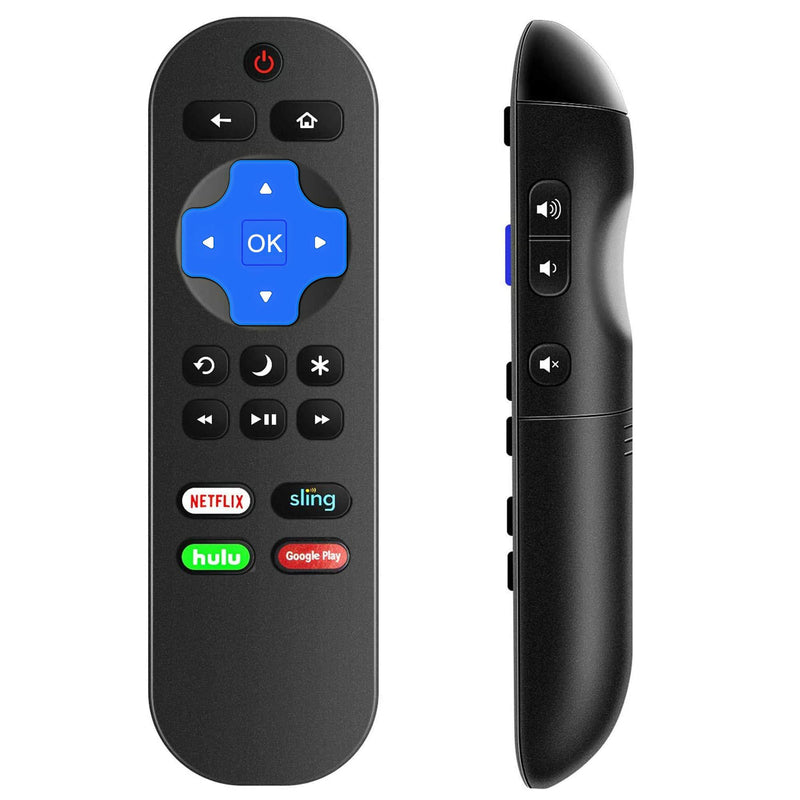 Motiexic NS-RCRUS-17 Remote Control Compatible with Insignia Roku TV NS-32DR420NA16 NS-32DR420NA16A NS-32DR420NA16B NS-40DR420NA16 NS-40DR420NA16B NS43DR710NA17 NS-43DR710NA17 NS-48DR420NA16