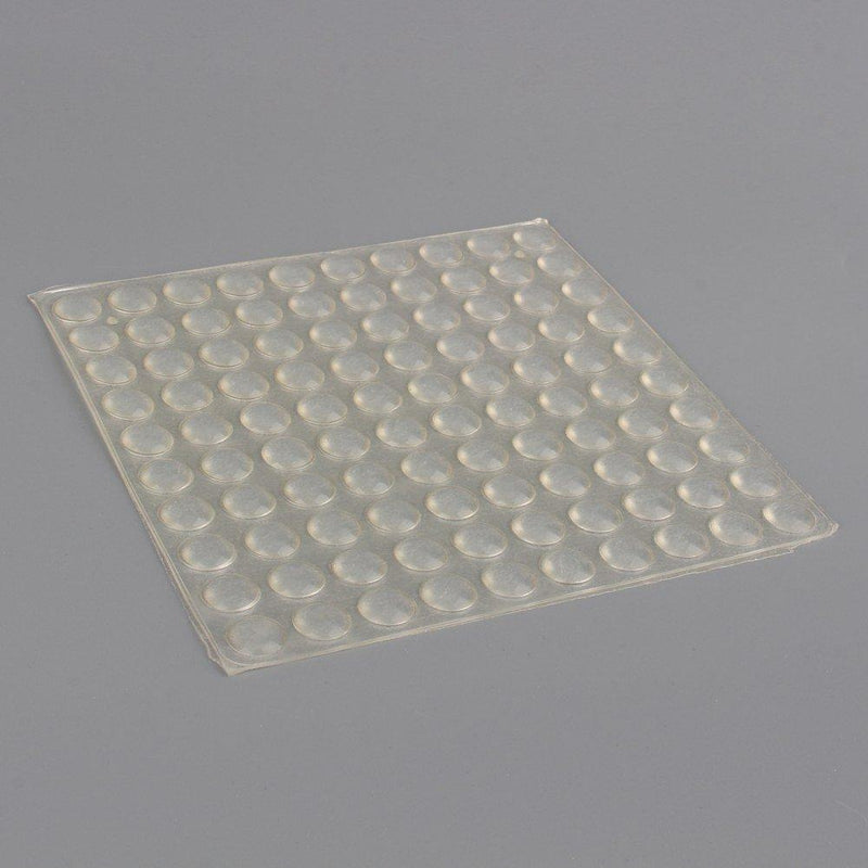 Akozon Clear Adhesive Bumper Pads 100Pcs Self Adhesive Silicone Feet Semicircle Bumpers Door Furniture Pad 8x2.5mm
