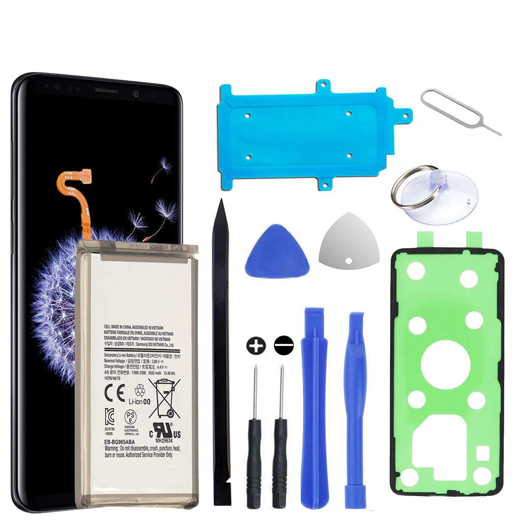 HDCKU Galaxy S9 Plus Battery Replacement Kit for Samsung Galaxy S9 Plus EB-BG965 EB-BG965ABA G965U G965F G965W 3500mAh Repair Kit