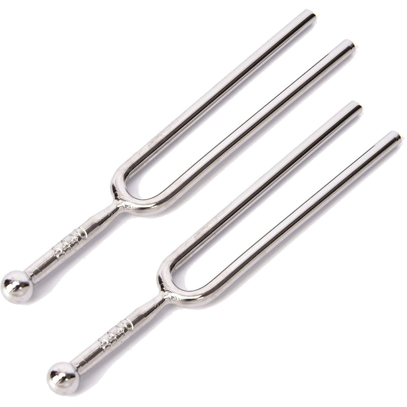 2 Pack Tuning Fork - Buytra Standard A 440Hz Tuning Fork, Musical Instruments Violin Guitar Tuner Device