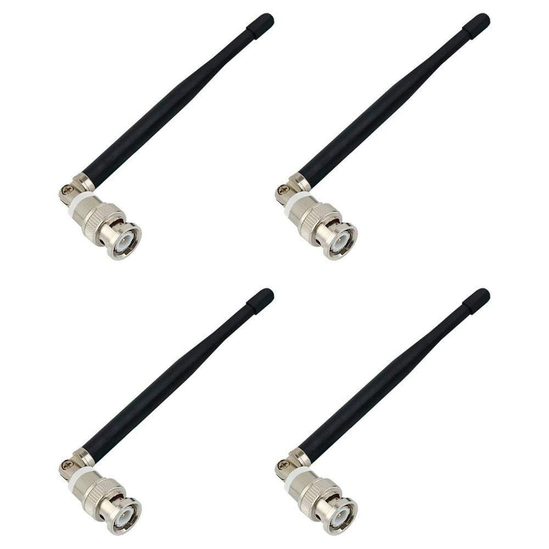 [AUSTRALIA] - Rhinos UHF Antenna 1/4 Wave with BNC Connector for Wireless Microphone (4 Pack) 4-pcs Antenna 