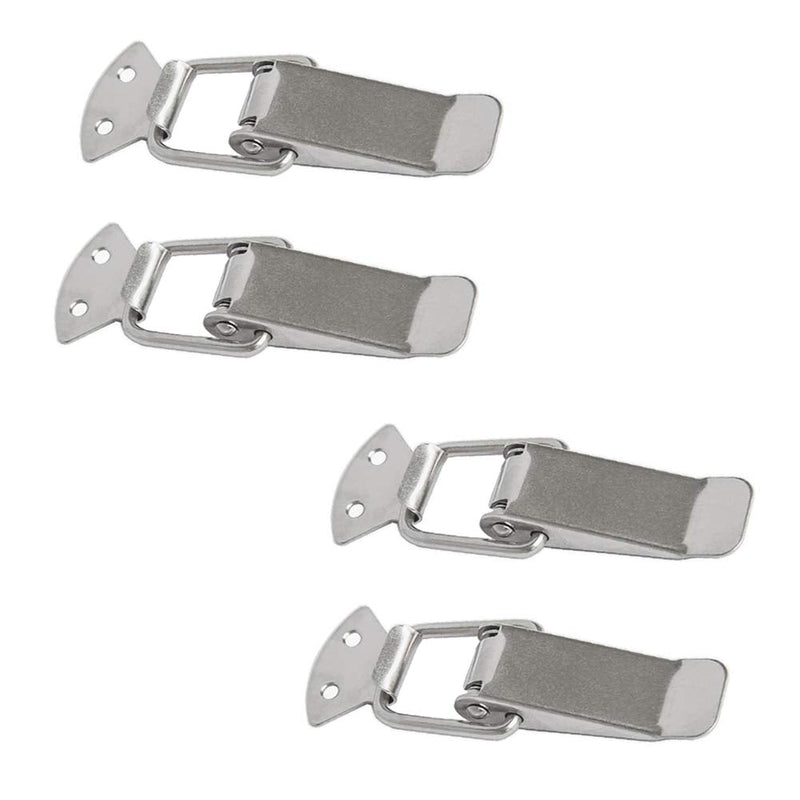 Rannb Toggle Latch Large Size Stainless Steel Spring Loaded Toolbox Latch Box Lock - Pack of 4 110mm/4.3" 4pcs A