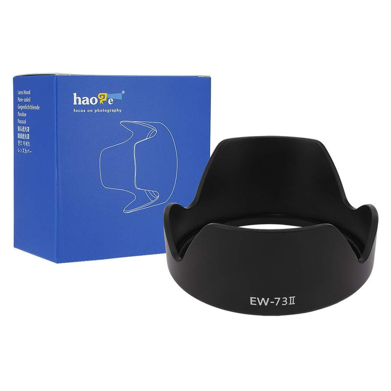 Haoge Bayonet Lens Hood for Canon EF 24-85mm f3.5-4.5 USM Lens Replaces Canon EW-73 II