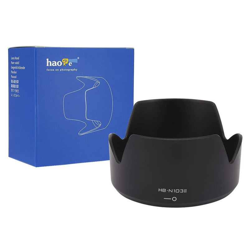 Haoge Bayonet Petal Flower Lens Hood for Nikon 1 Nikkor VR 30-110mm f3.8-5.6 and Nikon 1 Nikkor VR 10-30mm f3.5-5.6 Lens Replaces Nikon HB-N103II