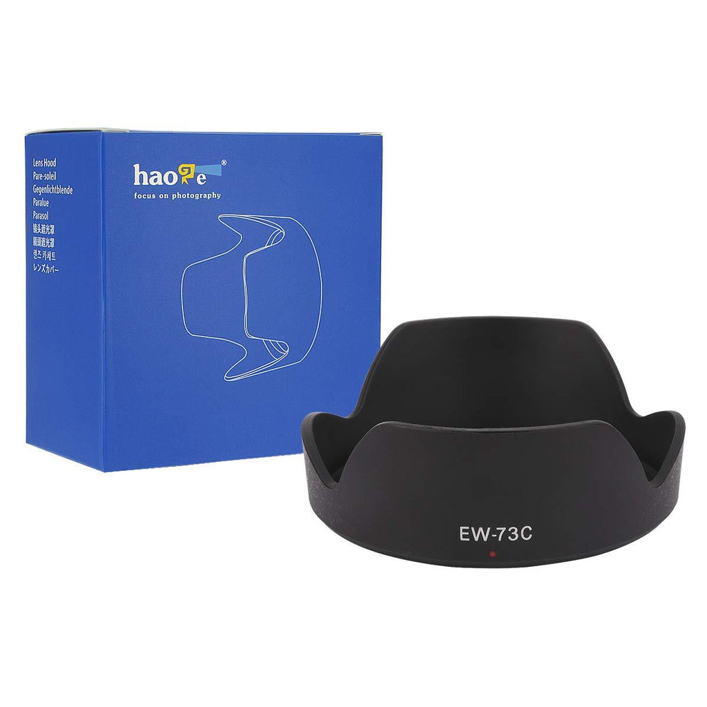 Haoge Bayonet Lens Hood for Canon EF-S 10-18mm f4.5-5.6 is STM Lens Replaces Canon EW-73C